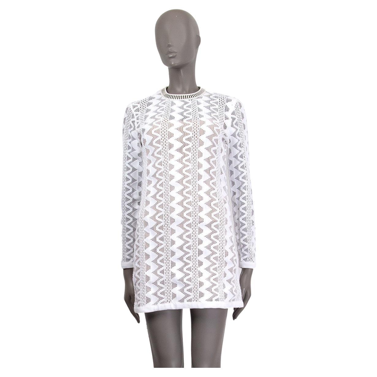 Louis Vuitton Damier Azur Denim A-Line Mini Skirt ECRU. Size 36