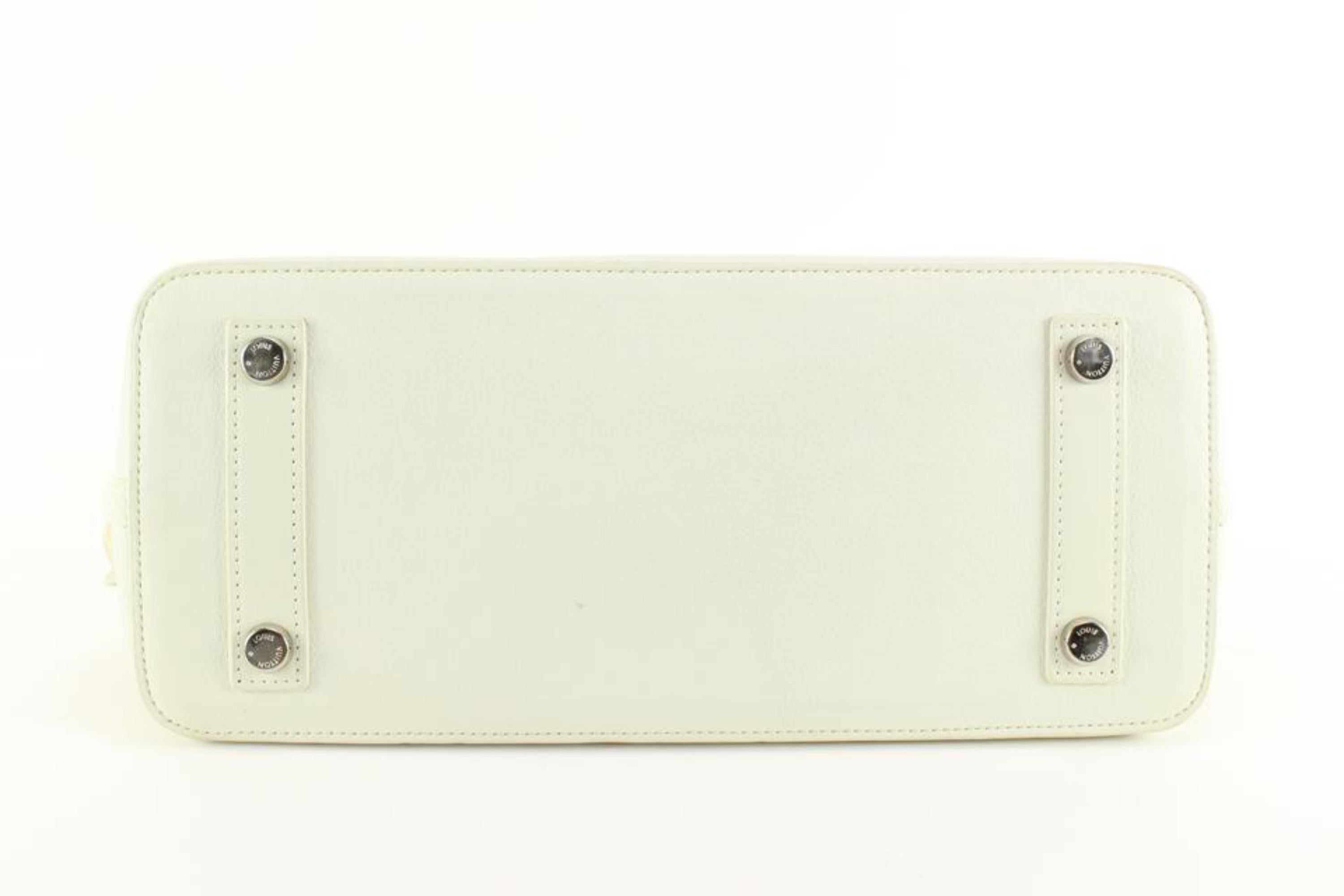Louis Vuitton White Mesh Transparent Lockit 46lu811s 2