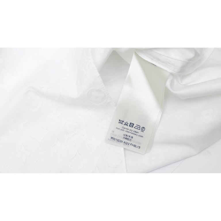 Blouse Louis Vuitton White size S International in Cotton - 27515505