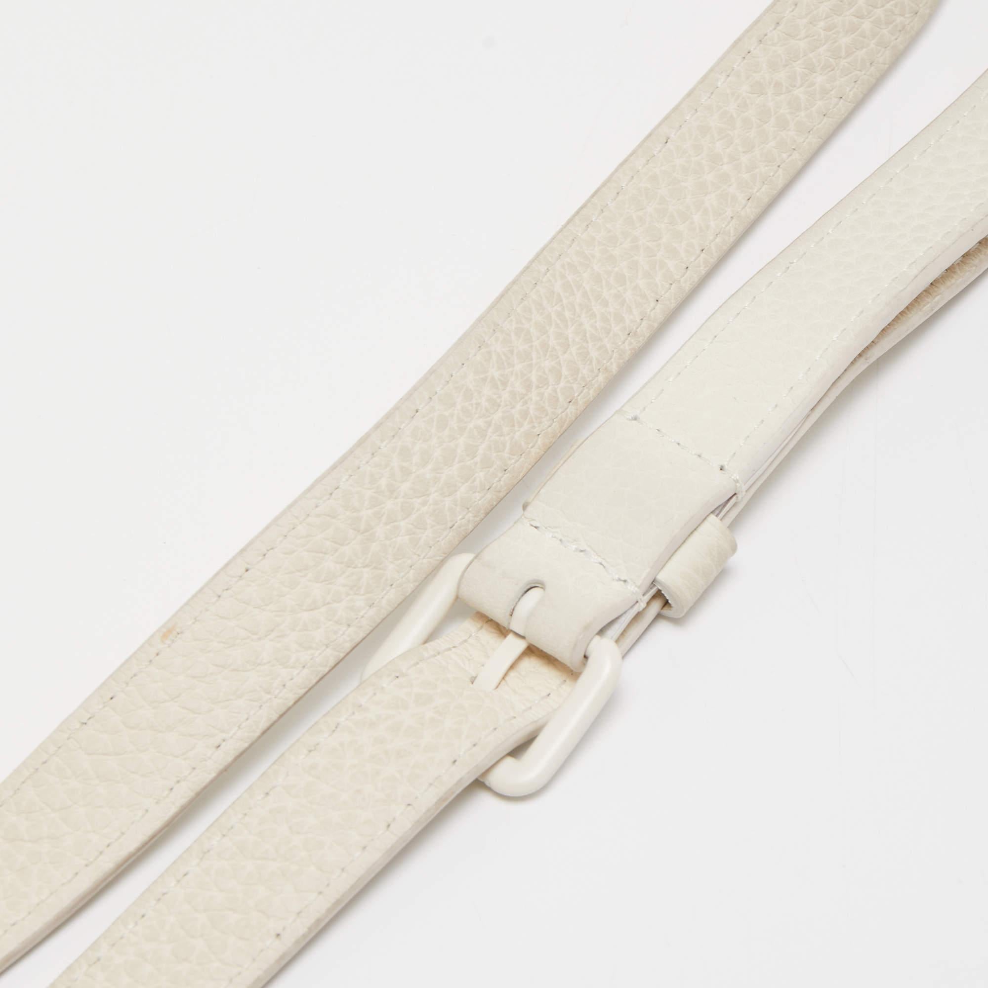 Louis Vuitton White Monogram Leather Legacy Soft Trunk Bag 9