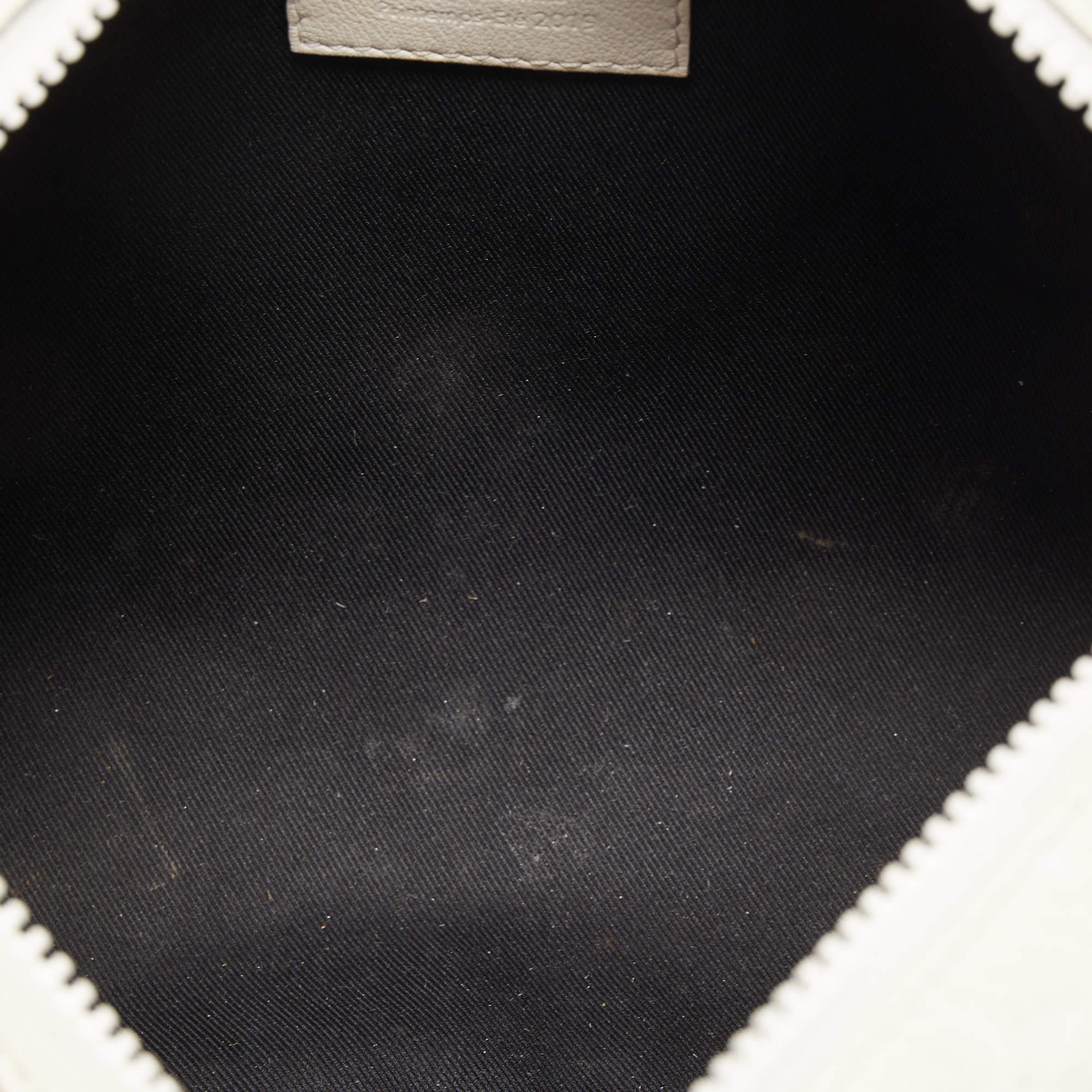 Louis Vuitton White Monogram Leather Legacy Soft Trunk Bag 10