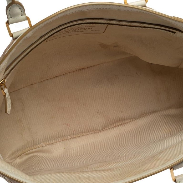 Louis Vuitton Limited Edition White Monogram Sabbia Cabas GM Handbag -  Yoogi's Closet