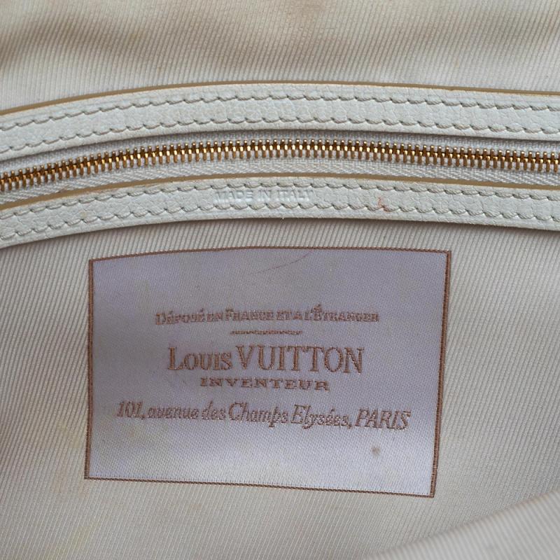 Louis Vuitton White Monogram Limited Edition Sabbia Cabas MM Bag 2