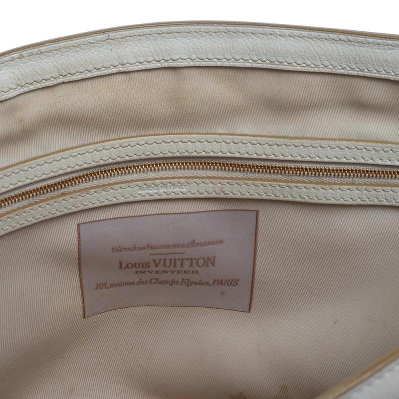 Louis Vuitton White Monogram Limited Edition Sabbia Cabas MM Bag 3