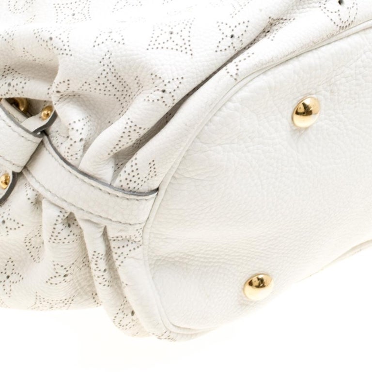 Louis Vuitton White Monogram Mahina L Bag For Sale at 1stDibs  white  leather louis vuitton bag, lv monogram bag white, white louis vuitton bags