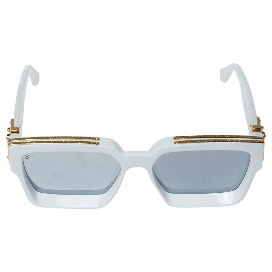 Louis Vuitton Show White Sunglasses - Luxury Helsinki