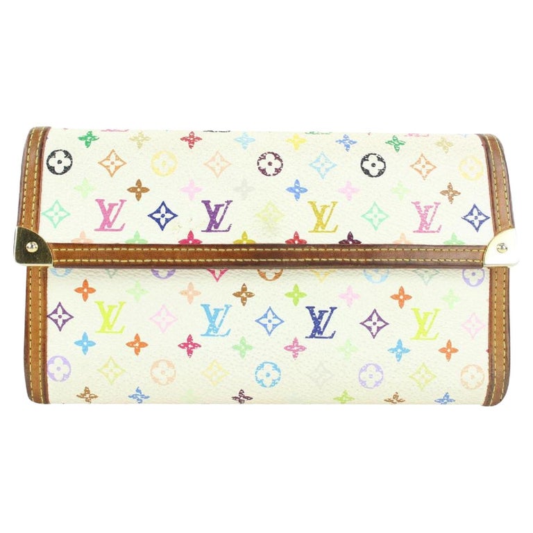 LOUIS VUITTON Takashi Murakami Multicolor Monogram International wallet