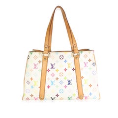 Louis Vuitton White Monogram Multicolor Canvas Aurelia MM