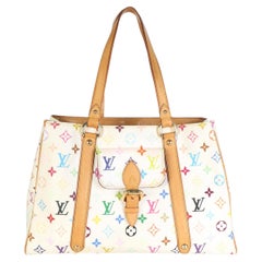 Louis Vuitton White Monogram Multicolor Canvas Aurelia MM