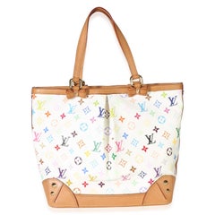 Louis Vuitton White Monogram Multicolor Canvas Sharleen GM