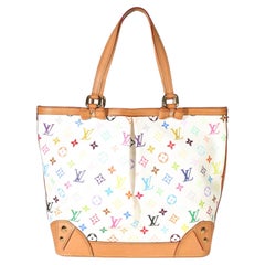 Louis Vuitton White Monogram Multicolor Canvas Sharleen GM
