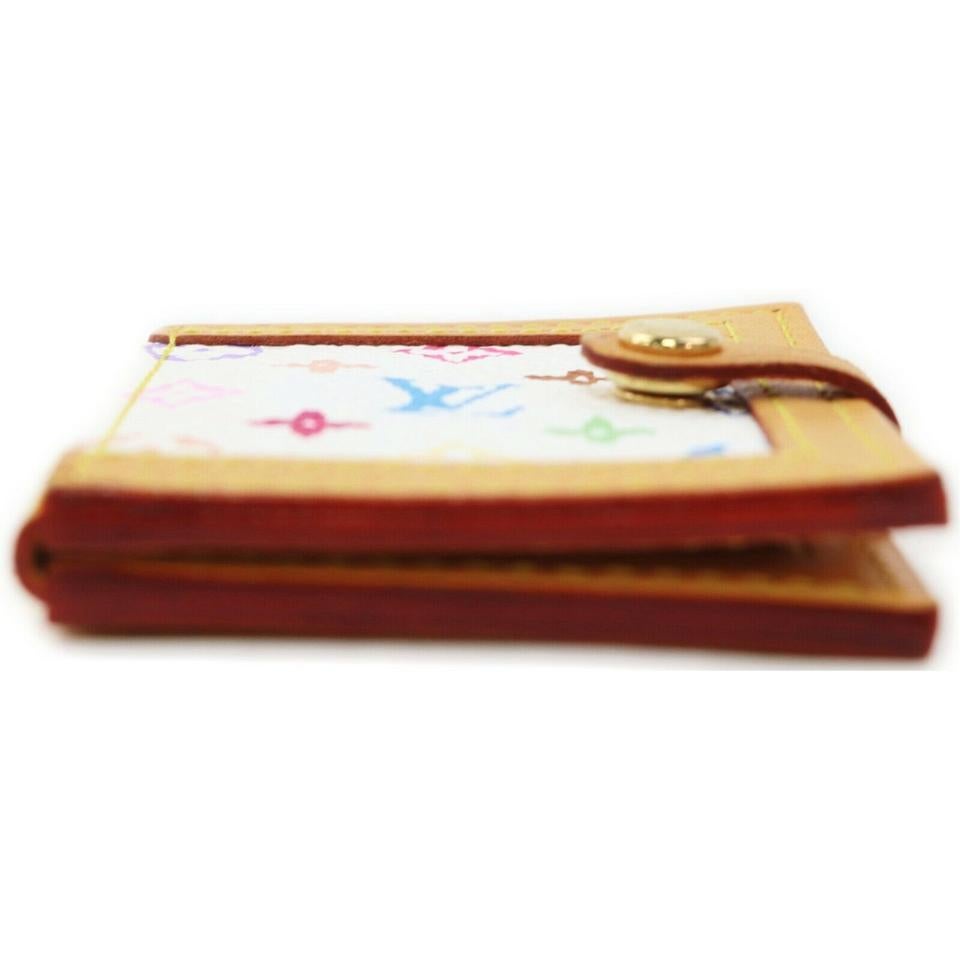 Louis Vuitton White Monogram Multicolor Card Case Portofo Photo 2 Vole 862892 4