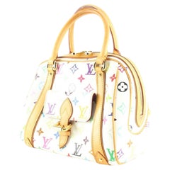 Louis Vuitton White Monogram Multicolor Priscilla Bowler 1LK0222