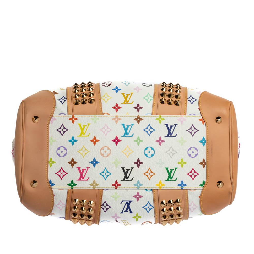 Louis Vuitton White Monogram Multicolore Canvas Courtney GM Bag 5