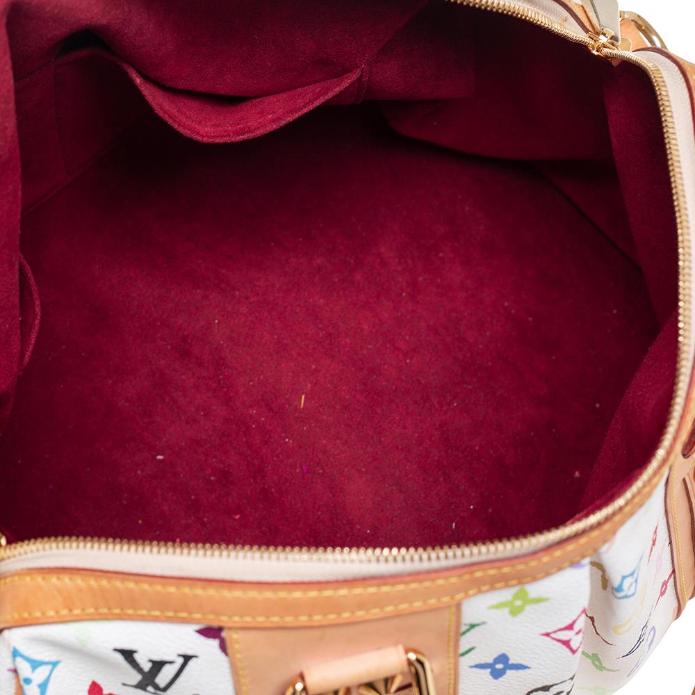 Louis Vuitton White Monogram Multicolore Canvas Courtney GM Bag 5