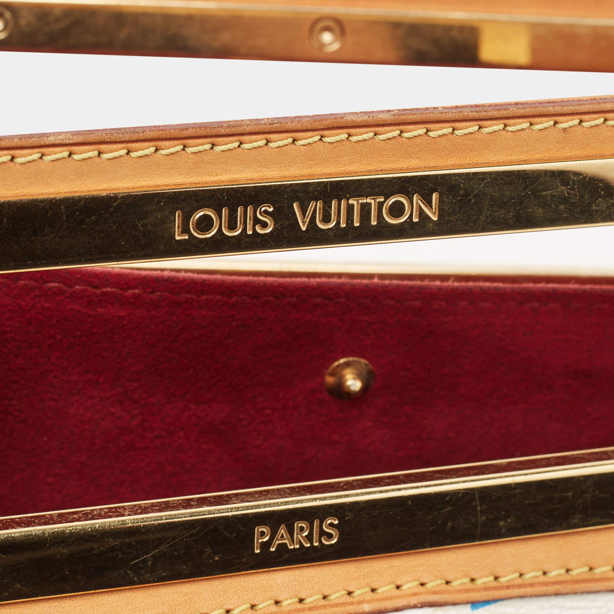 Louis Vuitton White Monogram Multicolore Canvas Judy MM Bag For Sale 12