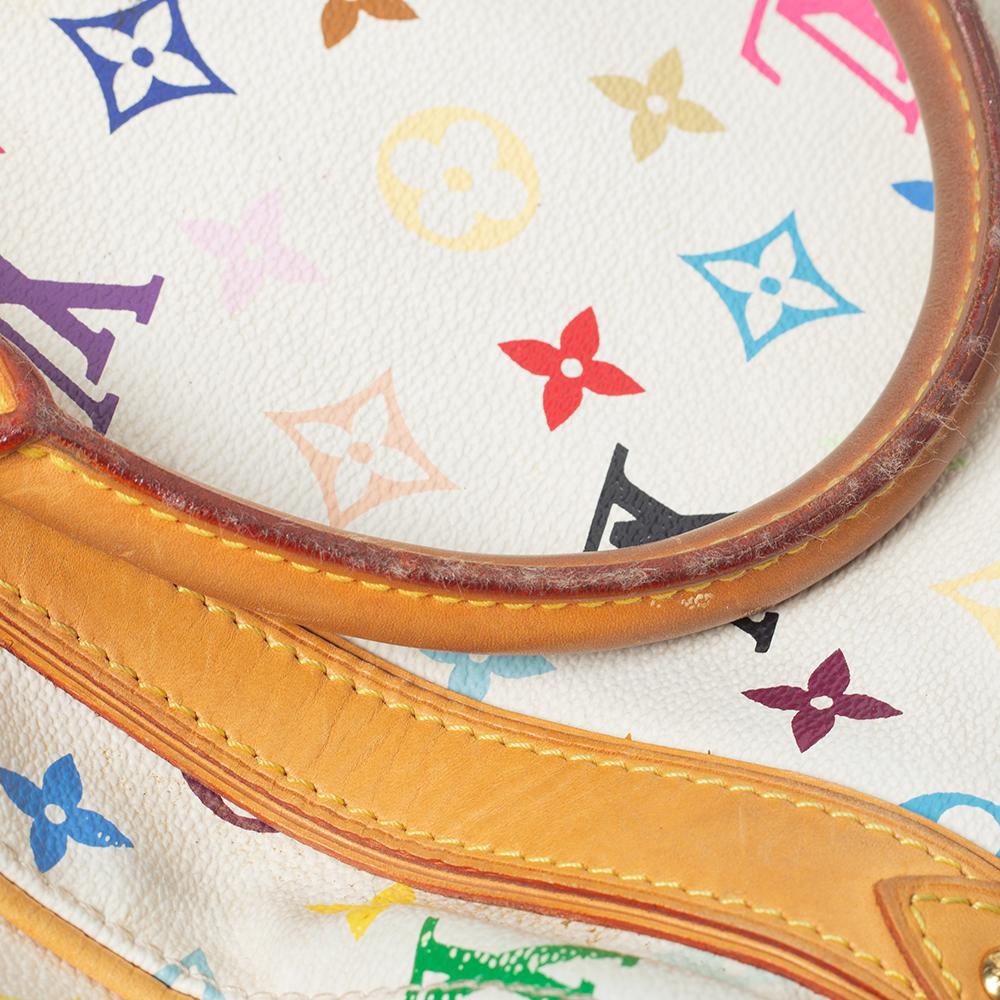 Louis Vuitton Weiß Monogramm Multicolore Canvas Priscilla Tasche 7