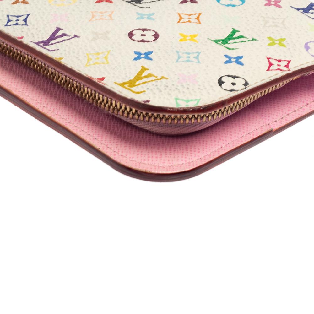 Louis Vuitton White Monogram Multicolore Insolite Wallet 1