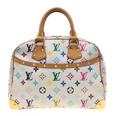 Louis Vuitton White Monogram Multicolore Trouville Bag