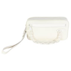 Louis Vuitton White Monogram Taurillon Pochette Volga
