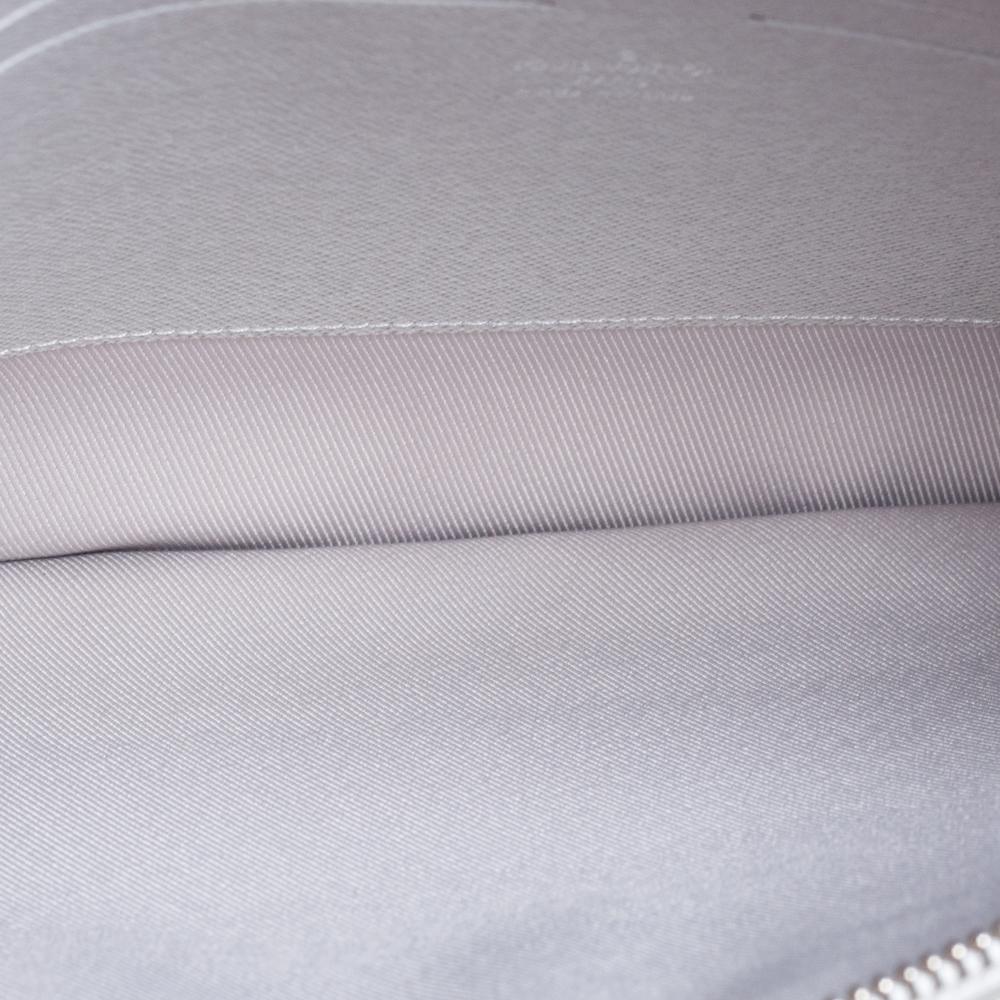 Louis Vuitton White Monogram Zipped Pouch GM 1