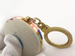Louis Vuitton White Multicolor Astropill Keychain 215356