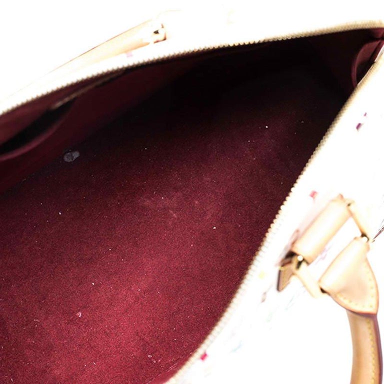 Louis Vuitton White Multicolor Alma PM Handbag – LaVal's Lux