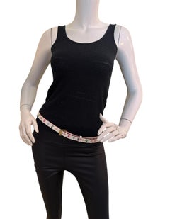 Louis Vuitton White Multicolor Monogram Belt sz 90/36"