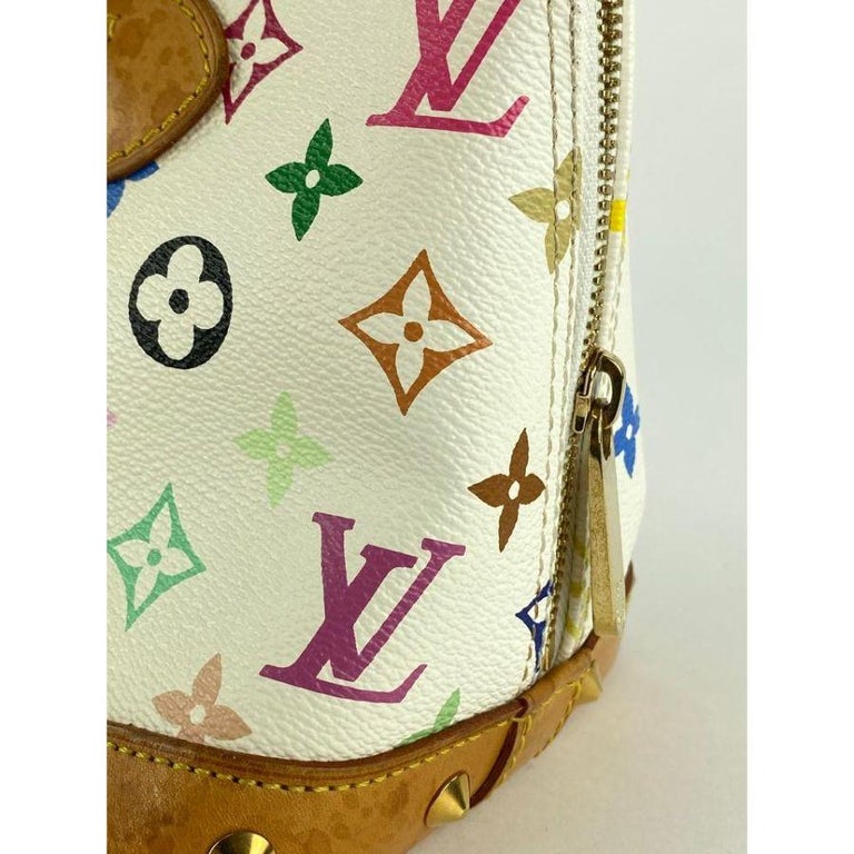 Louis Vuitton White Multicolor Monogram Canvas Alma PM Bag at 1stDibs  louis  vuitton purse colorful, louis vuitton alma multicolor, colorful lv purse