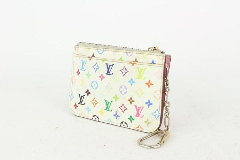Louis Vuitton White Multicolor French Purse Wallet at Jill's Consignment
