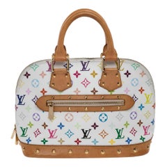 Vintage Louis Vuitton Monogram Multicolor White Alma – Madison Avenue  Couture