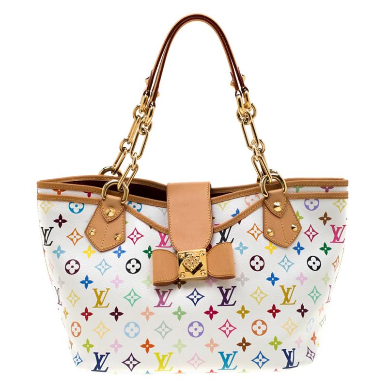 Louis Vuitton Annie Handbag Monogram Multicolor MM - ShopStyle Tote Bags
