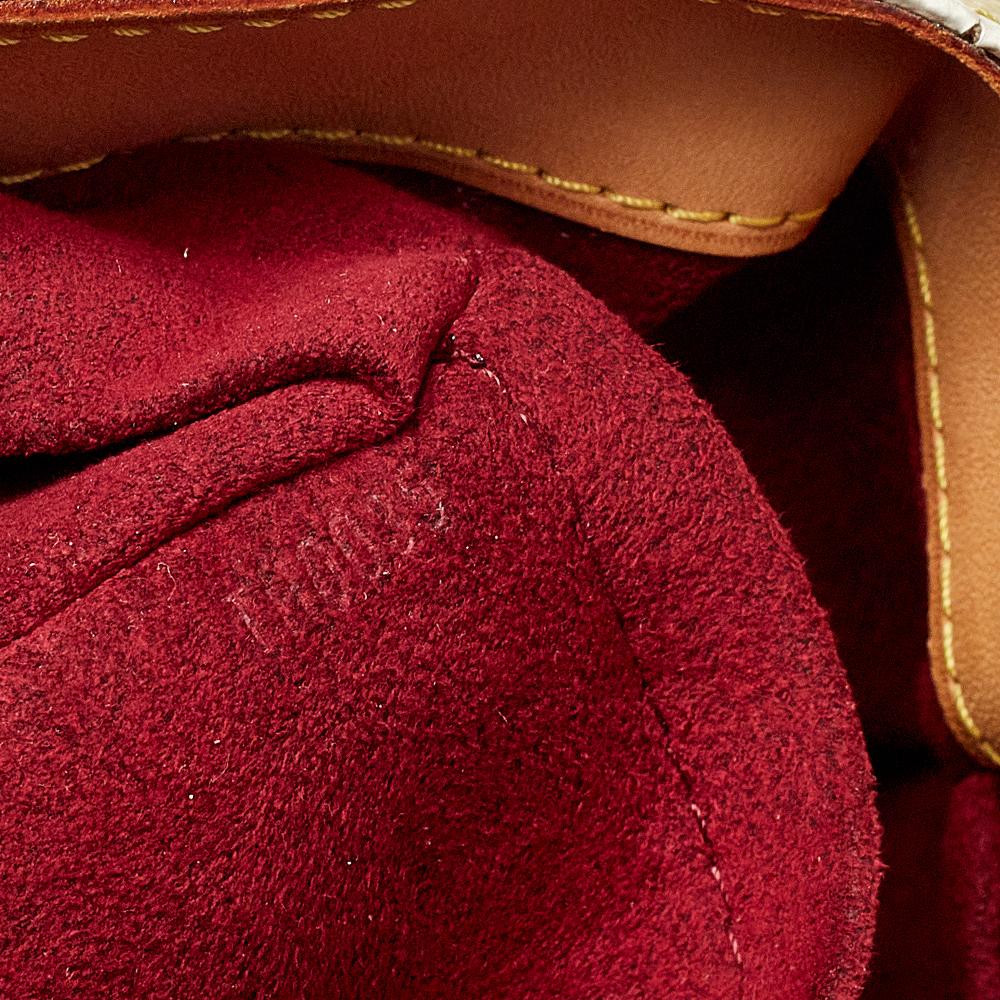 Louis Vuitton Weiß Multicolor Monogramm Canvas Audra Tasche 6