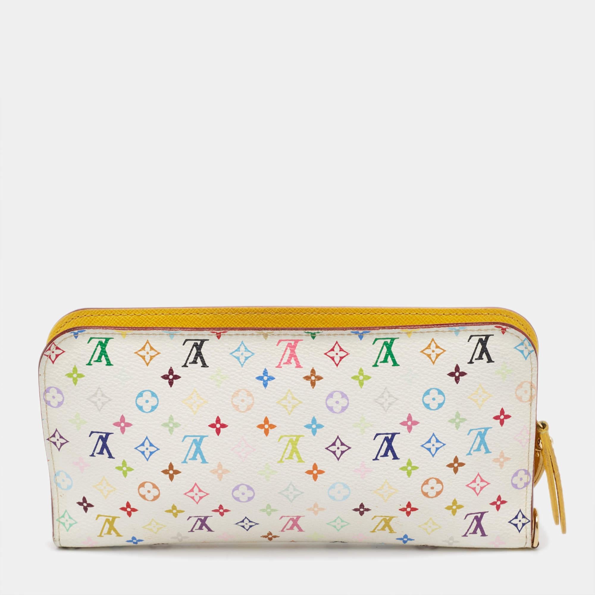 Louis Vuitton Weiß/Multicolor Monogramm Canvas Insolit-Brieftasche mit Monogramm im Angebot 2