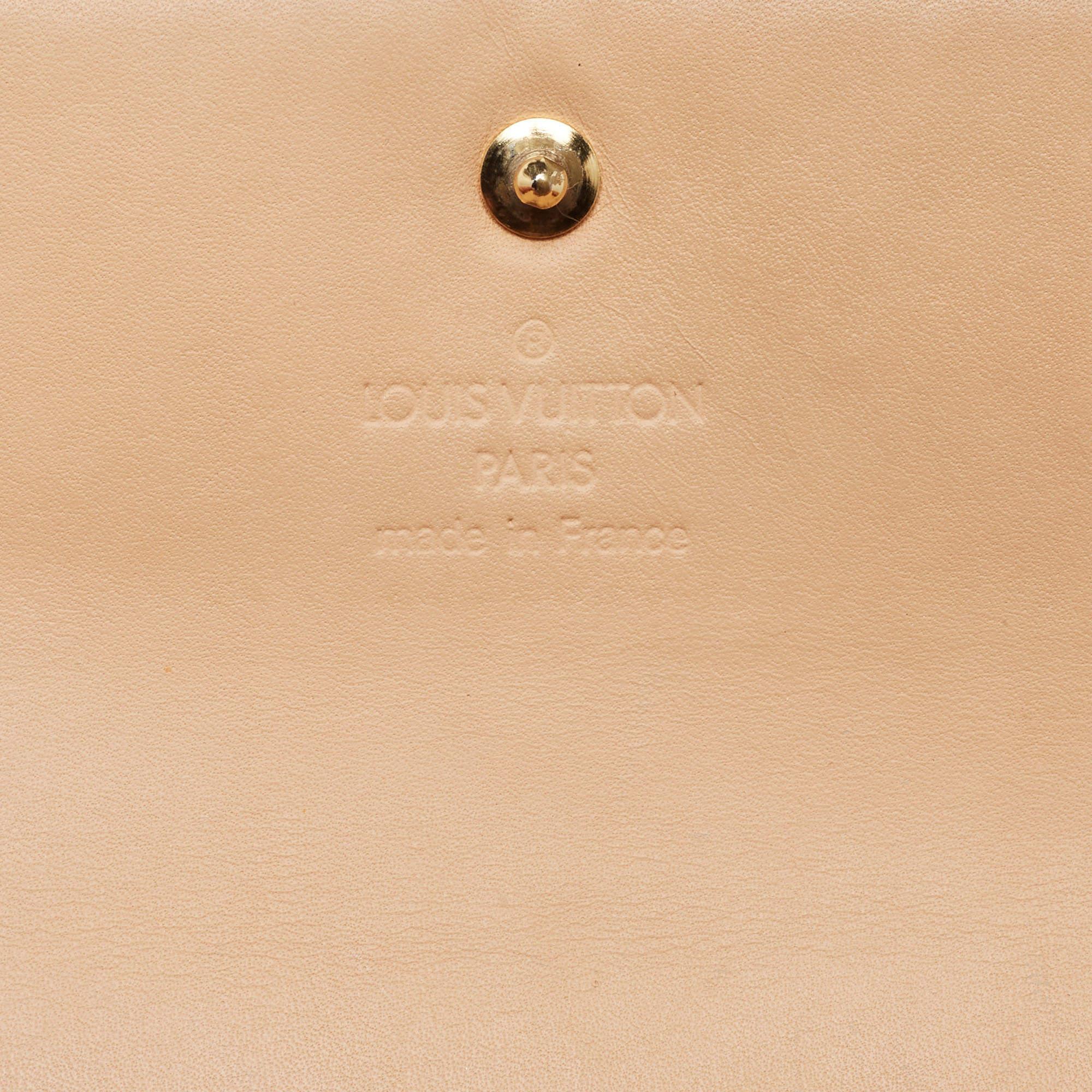 Louis Vuitton White/Multicolor Monogram Canvas Porte Tresor International Wallet For Sale 6