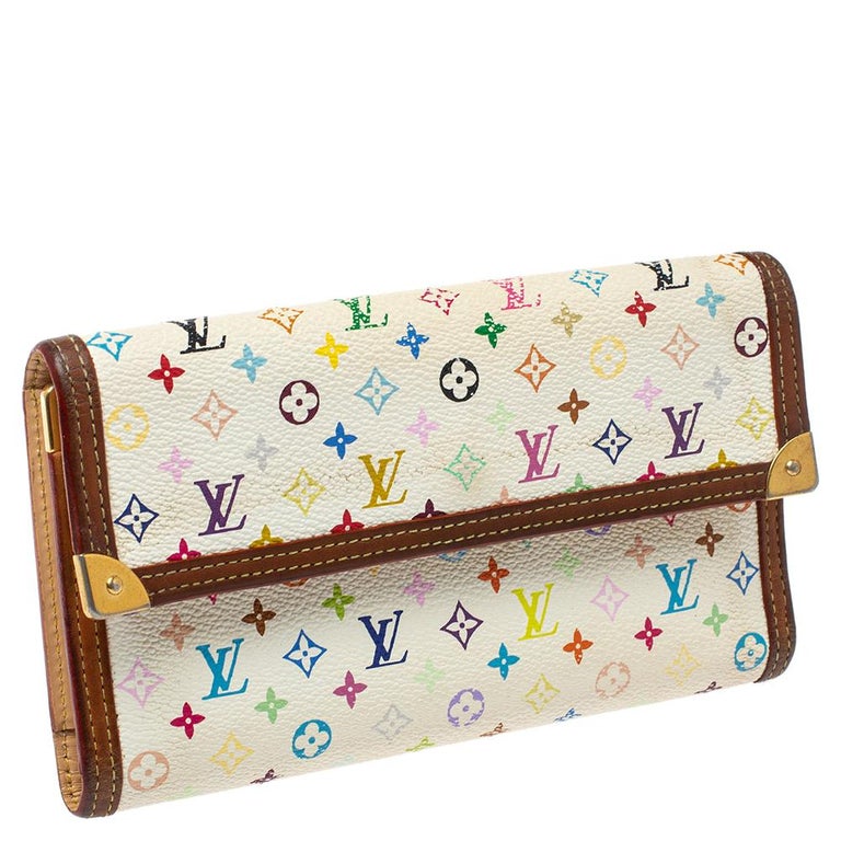 Louis Vuitton Multicolor Trifold International Wallet on Chain
