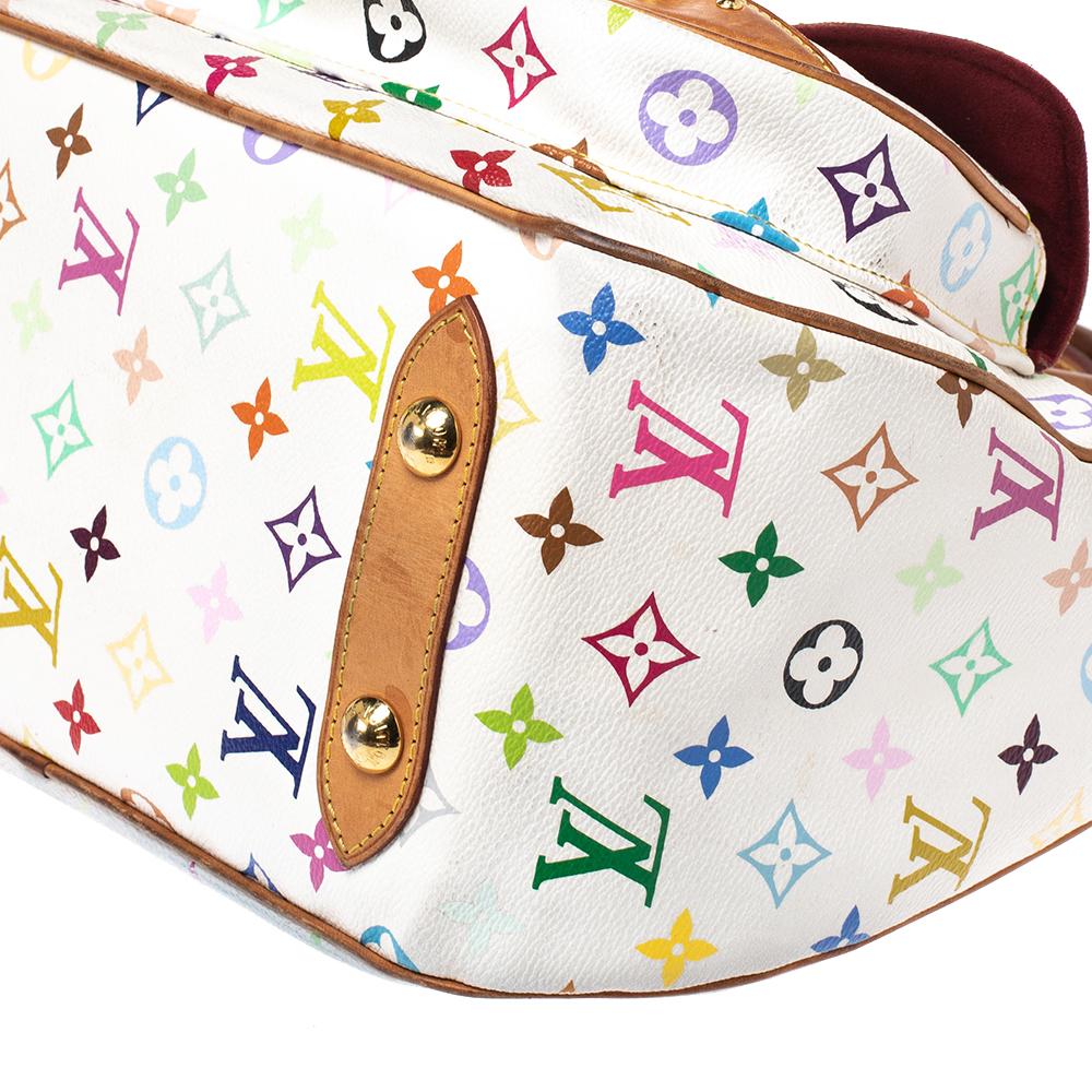 Louis Vuitton White Multicolor Monogram Canvas Rita Bag 3