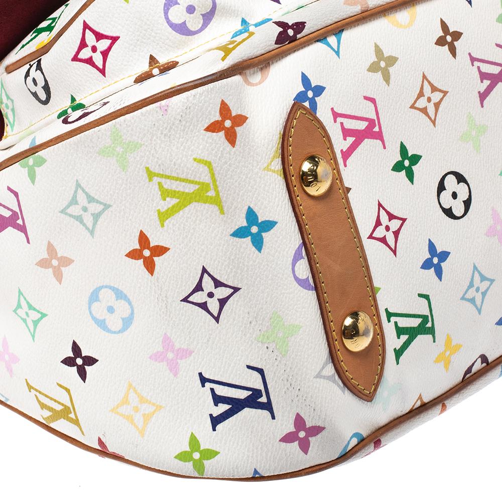 Louis Vuitton White Multicolor Monogram Canvas Rita Bag 4
