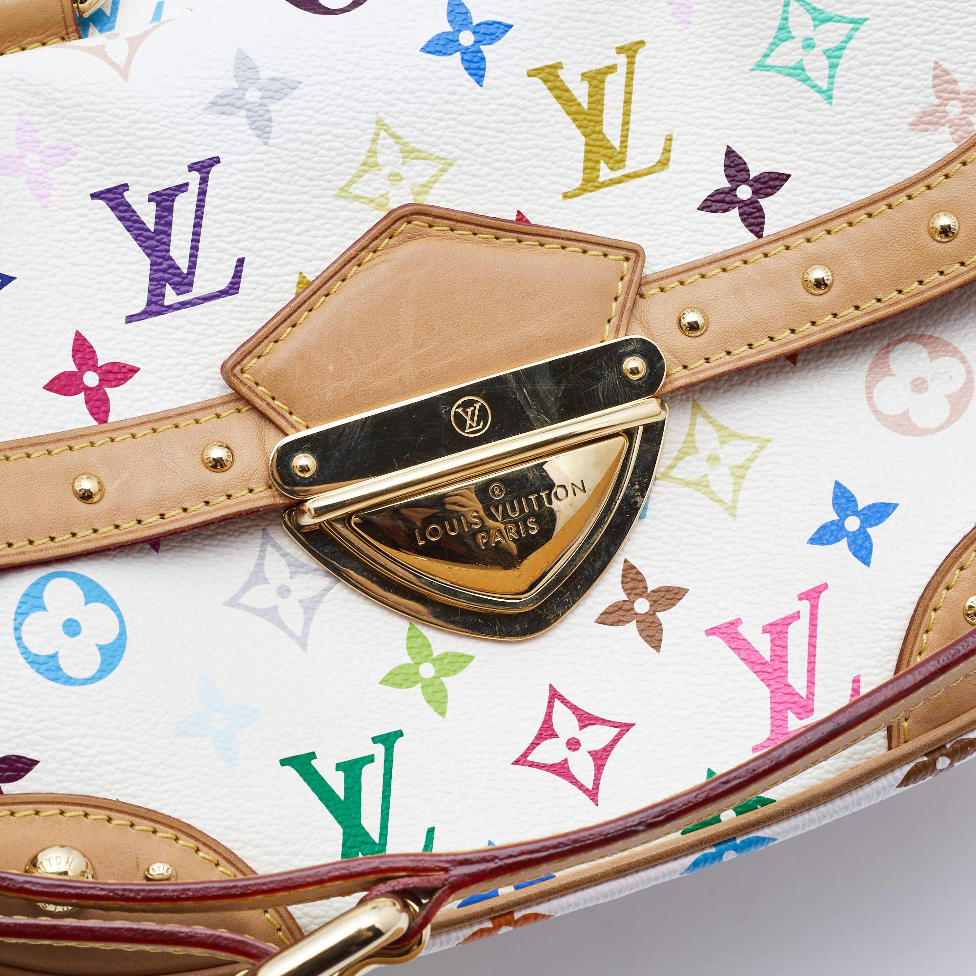 Louis Vuitton White Multicolor Monogram Canvas Rita Bag 7