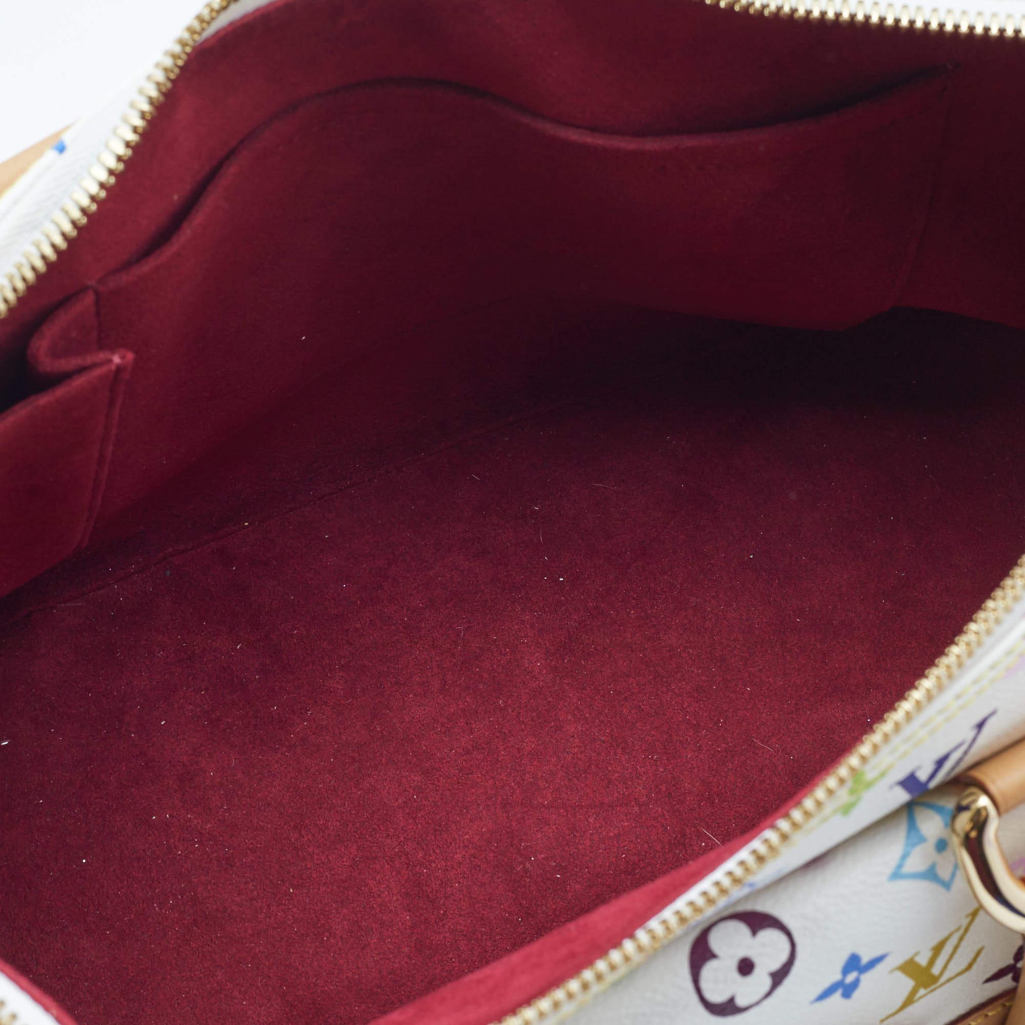 Louis Vuitton White Multicolor Monogram Canvas Rita Bag 10