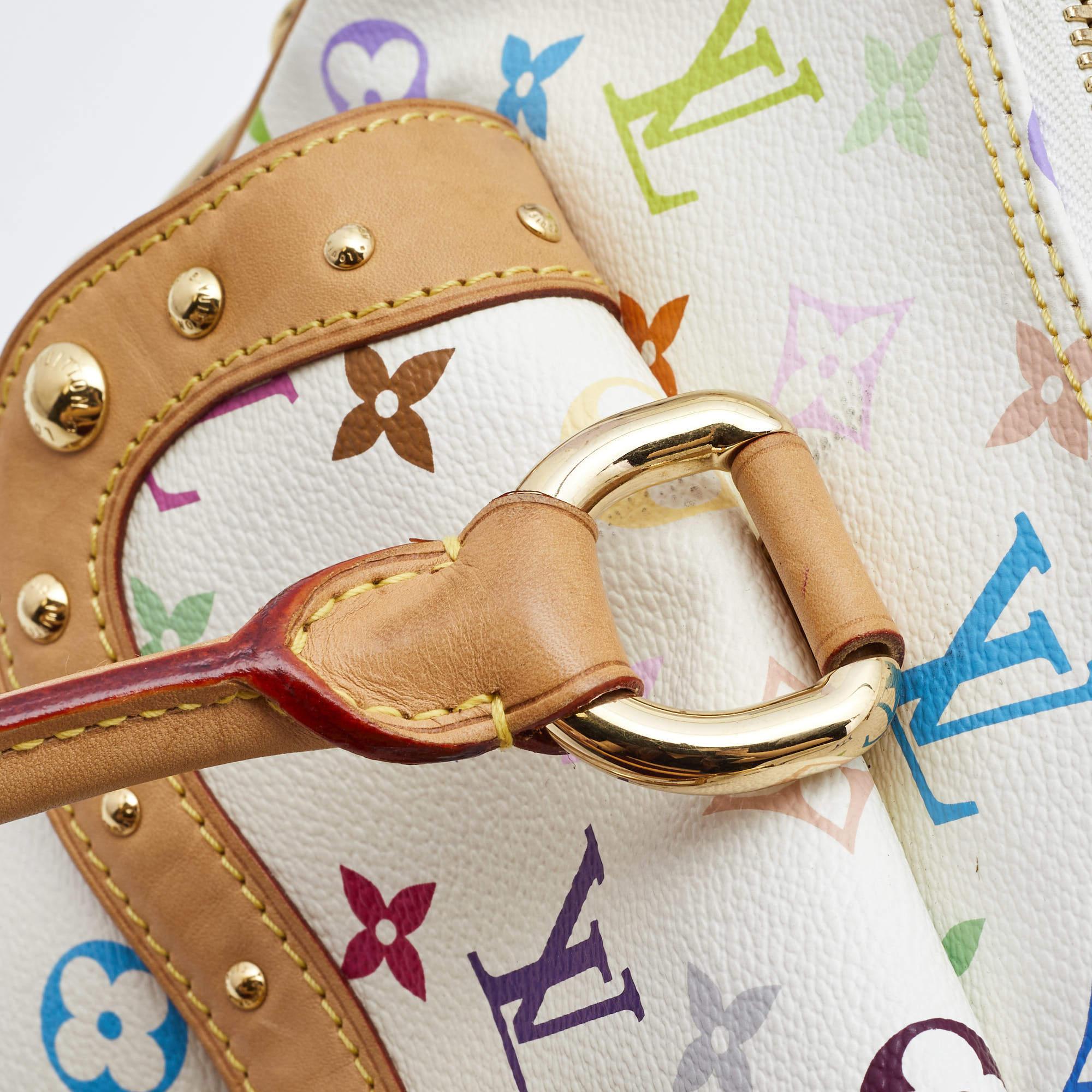 Louis Vuitton White Multicolor Monogram Canvas Rita Bag 11