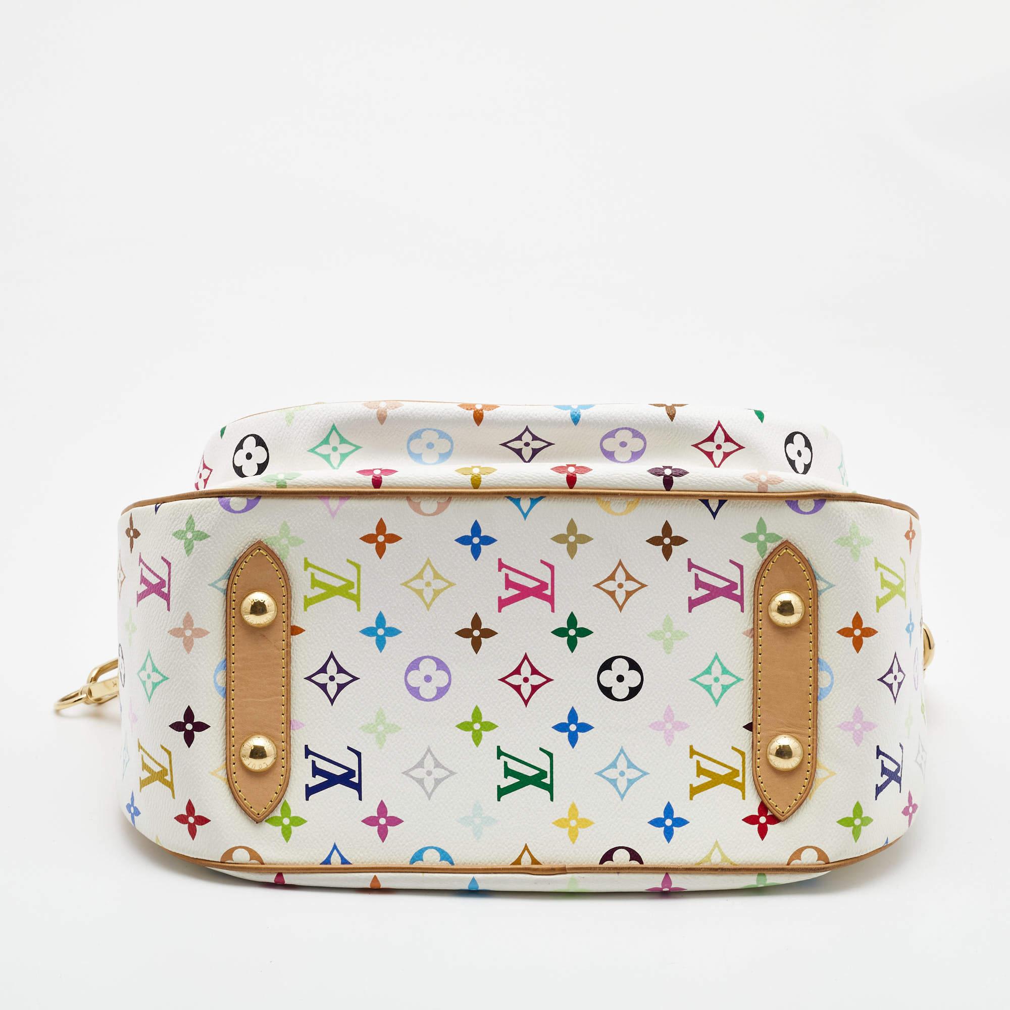 Louis Vuitton White Multicolor Monogram Canvas Rita Bag 1
