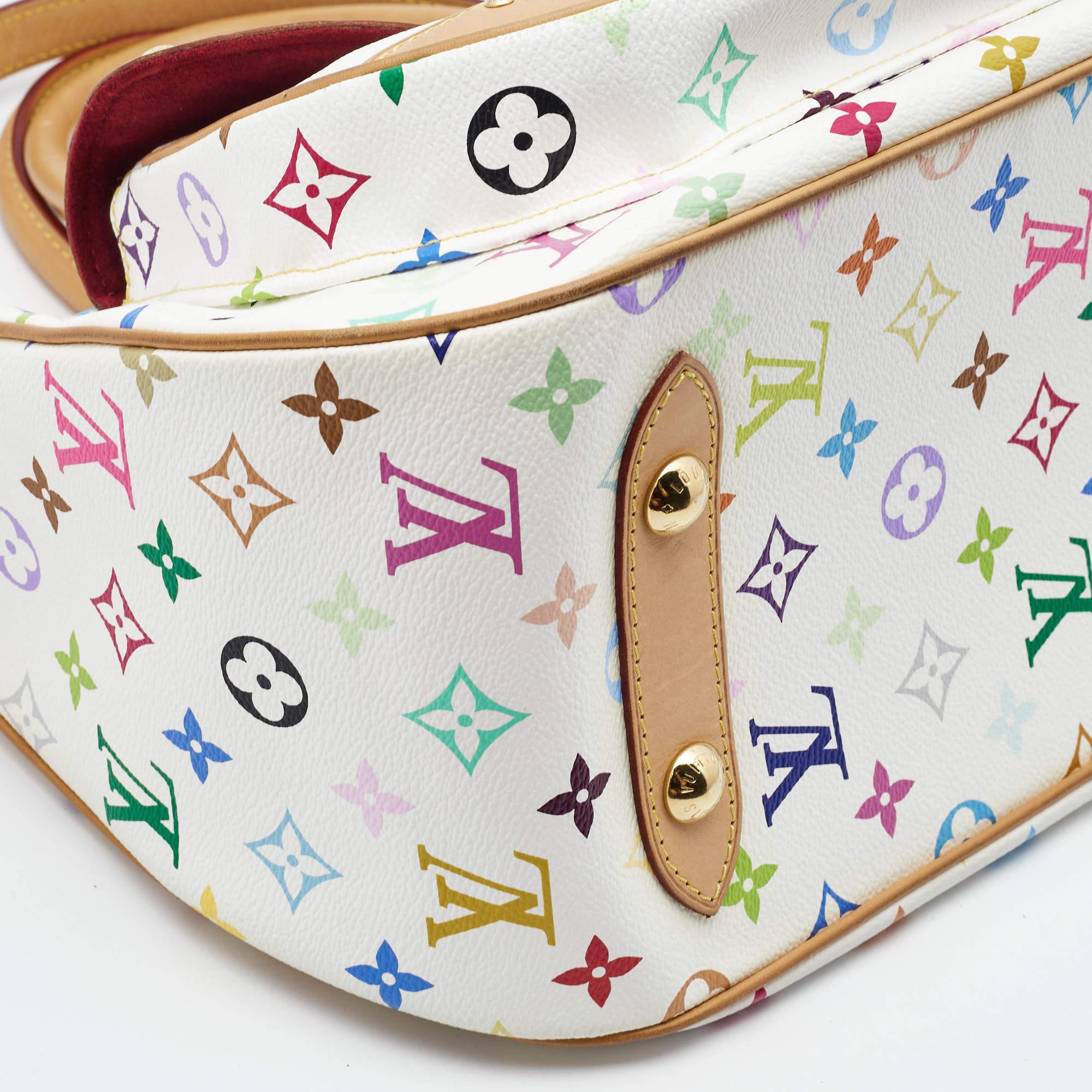 Louis Vuitton White Multicolor Monogram Canvas Rita Bag 3