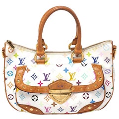 Louis Vuitton White Multicolor Monogram Canvas Rita Bag