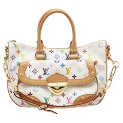 Louis Vuitton White Multicolor Monogram Canvas Rita Bag