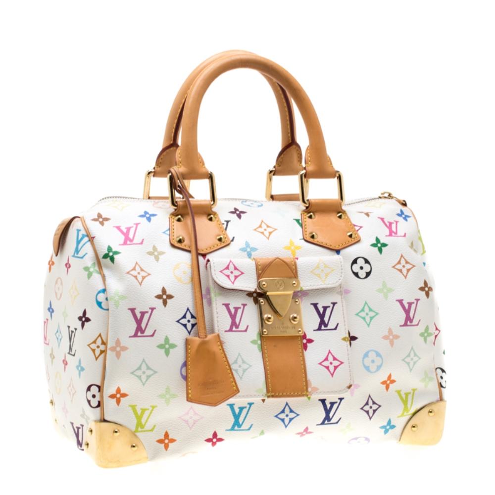 lv speedy multicolor white