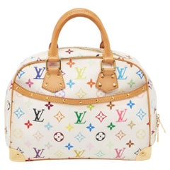 Louis Vuitton White/Multicolor Monogram Canvas Trouville Bag