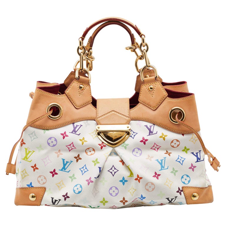 Louis Vuitton White Multicolor Monogram Canvas Ursula Bag For Sale at  1stDibs