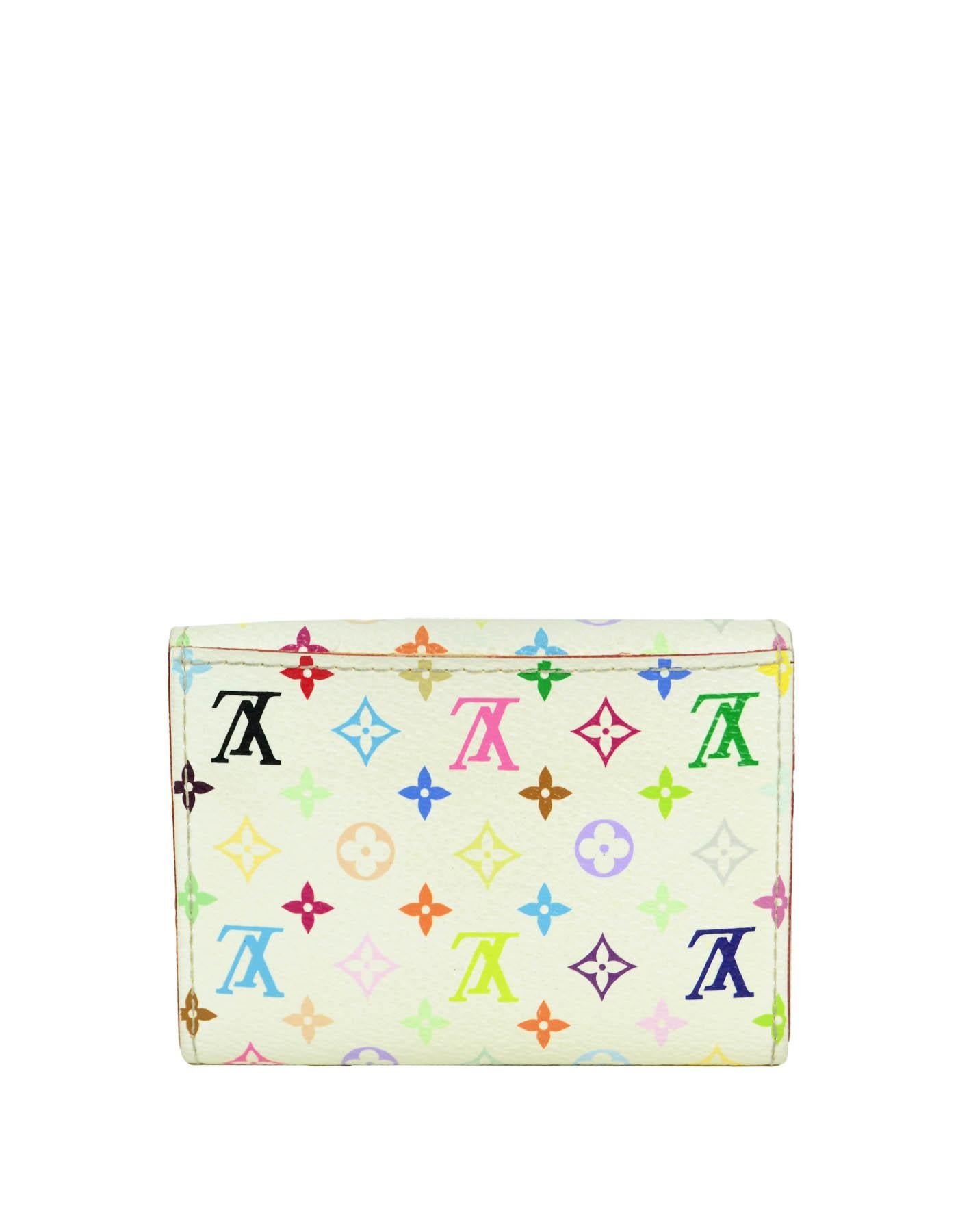 lv multicolor card holder