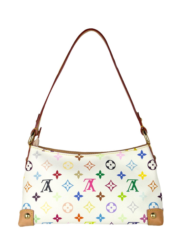 Louis Vuitton White Multi Color Shoulder Bag Mini